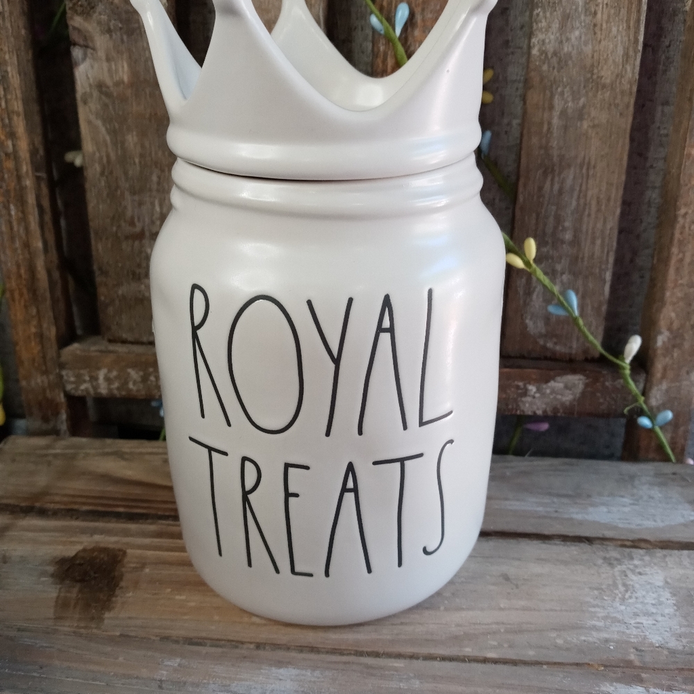 Rae Dunn Royal Treats Canister